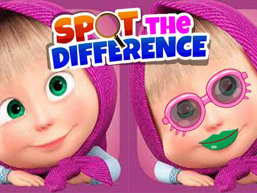 Play find differences - Masha and bear