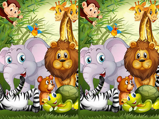 Play Find Seven Differences Animals