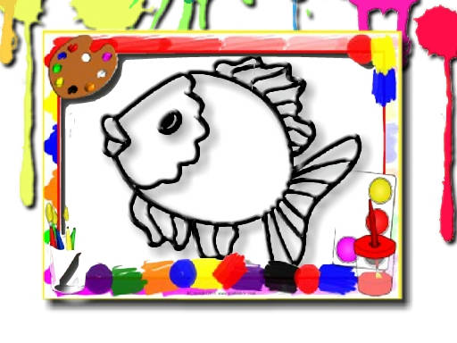 Play Fish Coloring Book