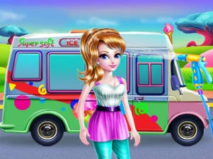 Play Girly Ice Cream Truck Car Wash