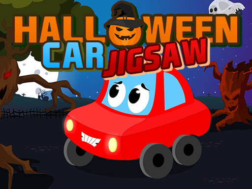 Play Halloween Car Jigsaw