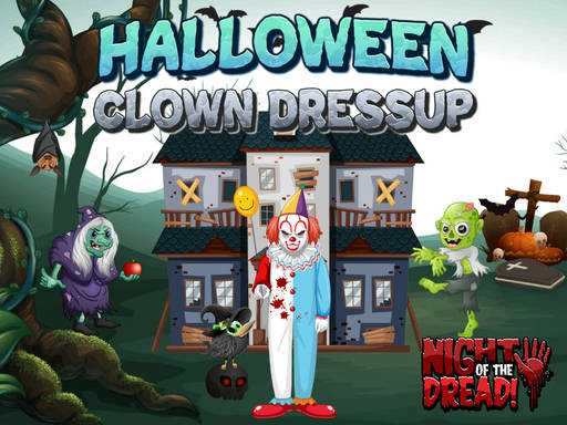 Play Halloween Clown Dressup