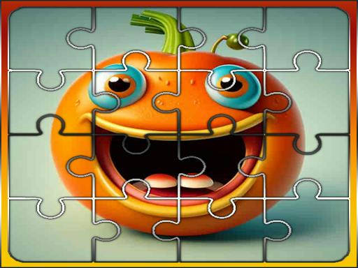 Play halloween pumpkin Jigsaw Game