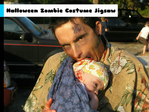 Play Halloween Zombie Costume Jigsaw