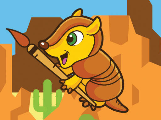 Play Happy Armadillo Coloring