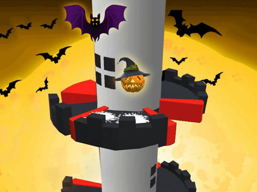 Play Helix Jump Halloween