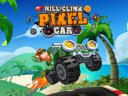 Play Hill Climb Pixel Car