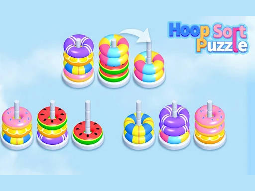 Play Hoop Stack Sort Puzzle 3D Game