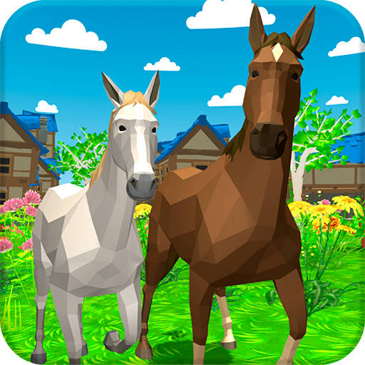 Play Horse Family Animal Simulator 3D