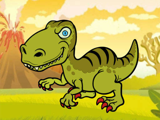 Play Ice Age Funny Dinosaurs Coloring