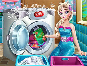 Play Ice Queen Laundry Day