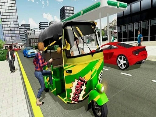 Play Indian Tricycle Rickshaw Simulator