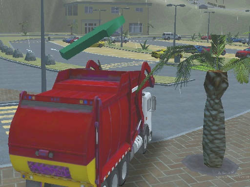 Play Island Clean Truck Garbage Sim