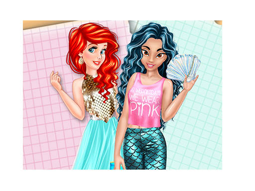 Play JASMINE AND ARIEL WARDROBE SWAP