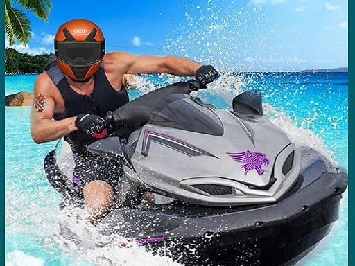 Play Jetsky Power Boat Water Racing Stunts Game