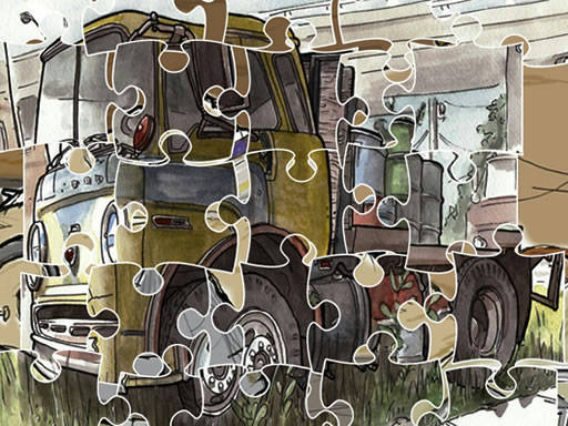 Play Junk Trucks Jigsaw