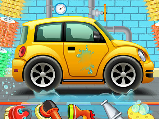 Play Kids Car Wash Service Auto Workshop Garage