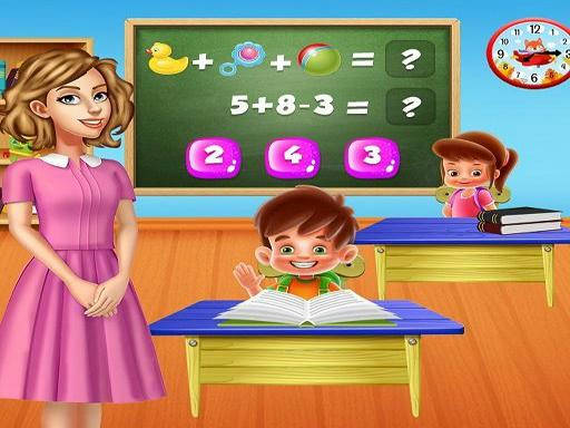 Play Kindergarten School Teacher Kids Learning Games