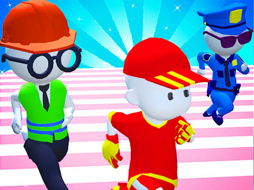 Play Knockout Fall Guys 3D Run - Royale Race