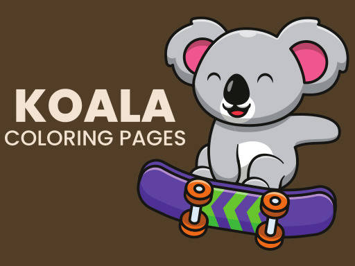 Play Koala Coloring Pages