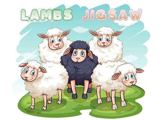 Play Lambs Jigsaw