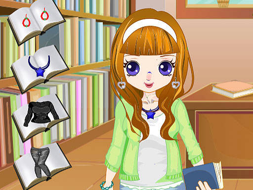 Play Library Girl Dressup