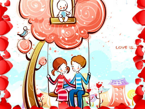 Play Loving Couple Jigsaw