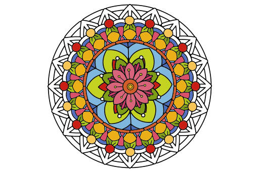 Play Mandala Coloring Book