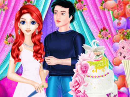 Play Mermaid Girl Wedding Cooking Cake