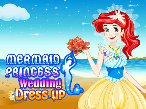 Play Mermaid Princess Wedding Dress up