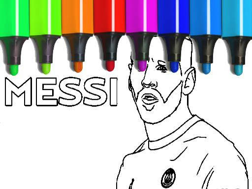 Play Messi Coloring Pages