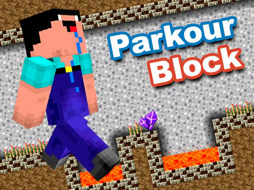 Play Minecraft Parkour Block