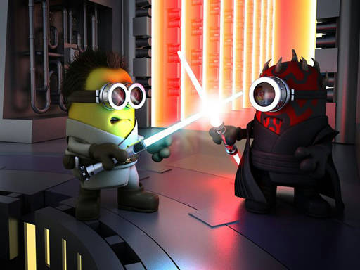 Play Minions Star Wars Jigsaw Puzzle