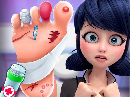 Play Miraculous Ladybug Foot Doctor