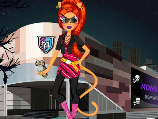 Play Monster High Toralei Stripe Shopping Dressup