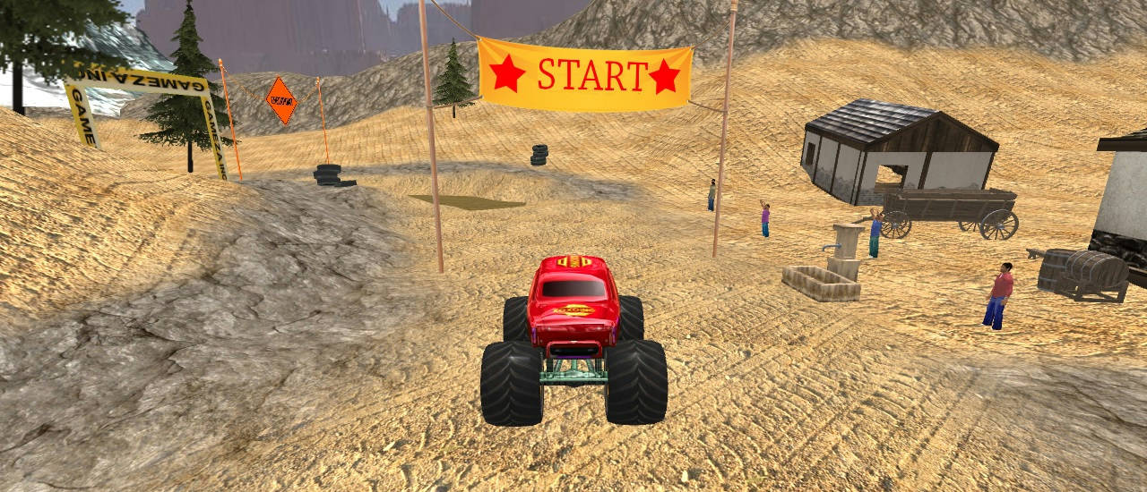 Play Monster Truck Dirt Racer