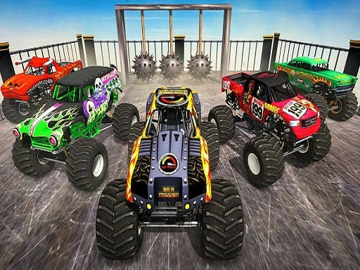 Play Monster Truck Impossible Stunt Track