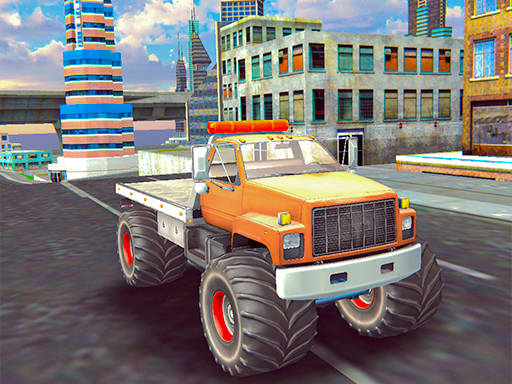 Play Monster Truck Stunts Free Jeep Racing Games