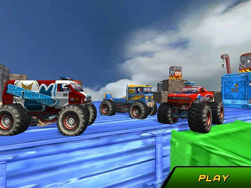 Play Monster Truck Stunts Sky Driving