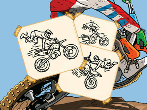 Play MotoCross Hero Coloring