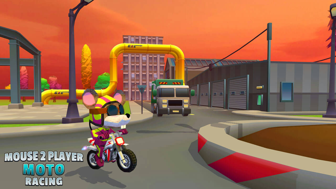 Play Mouse 2 Player Moto Racing