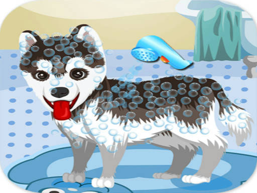 Play My Cute Dog Bathing