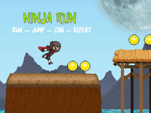 Play Ninja Run - Fullscreen Running Game