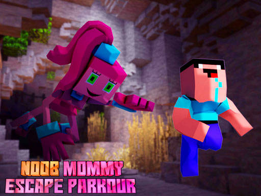 Play Noob Mommy Escape Parkour