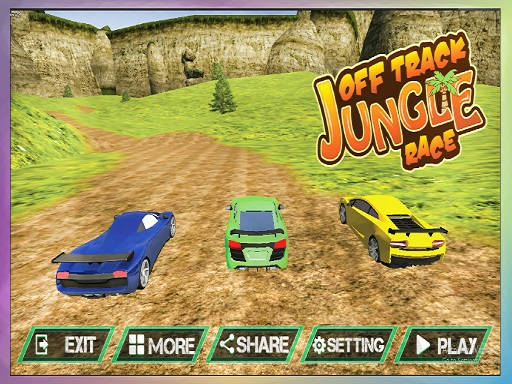 Play Off Track Jungle Car Race