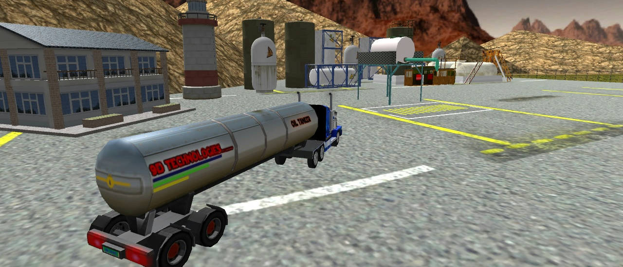 Play Oil Tanker Truck Drive