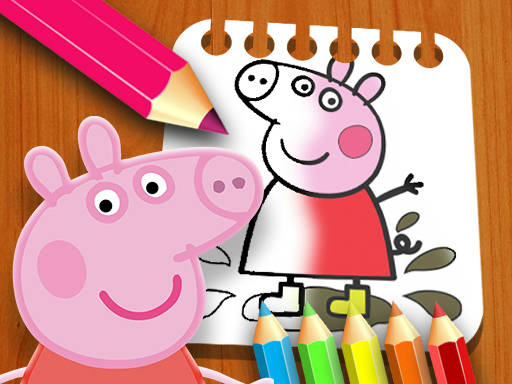 Play PeppaPig Coloring Book