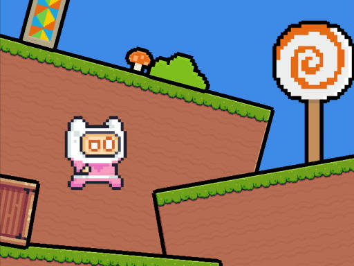 Play Pink Rush Speedrun Platformer