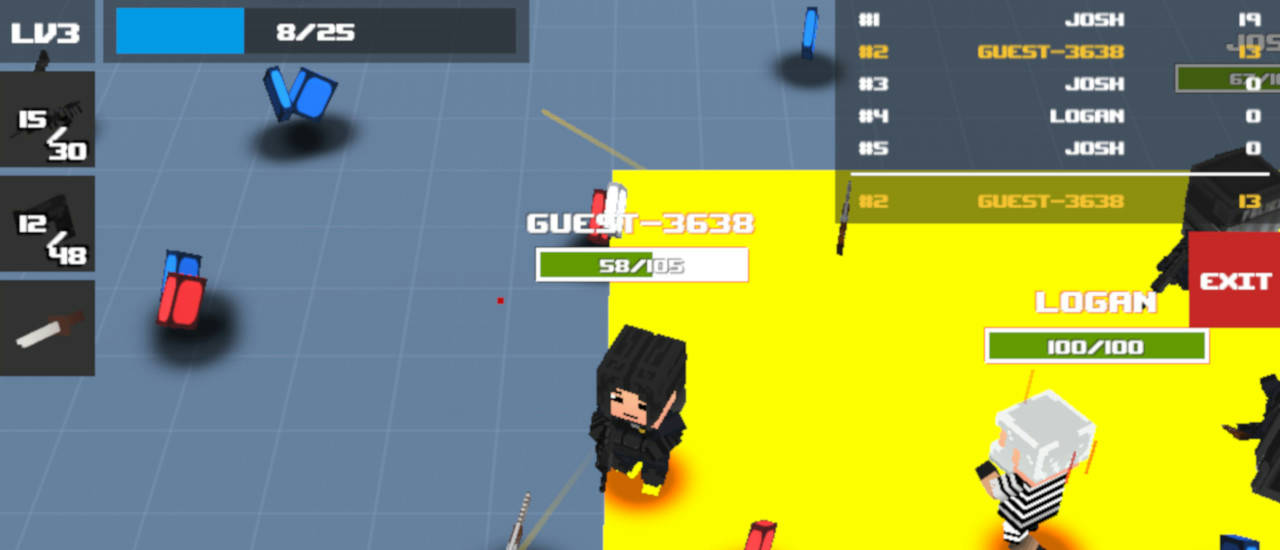 Play Pixel Shooter.IO