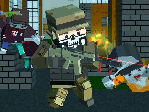 Play Pixel shooter zombie Multiplayer